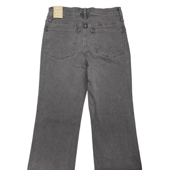 NWT MADEWELL Stovepipe High Rise Straight Slim Jean Sz 25 Raw Hem - Picture 8 of 9